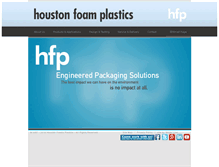 Tablet Screenshot of houstonfoam.com